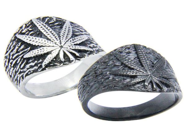 5pcslot new black silver leaf men boys ring 316l stainless steel fashion jewelry popular biker hip style leaf ring6857684
5pcslot new black silver leaf men boys ring 316l stainless steel fashion jewelry popular biker hip style leaf ring6857684