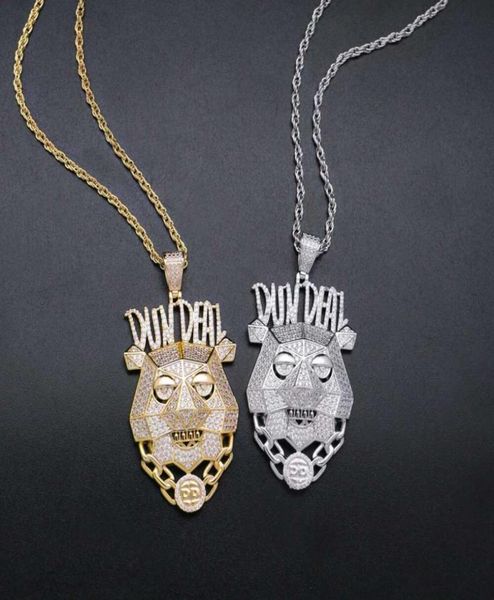 hip hop dun deal dog head pendant necklaces for men women luxury robot dog pendants 18k gold plated copper zircons letters capital8898561, Silver
hip hop dun deal dog head pendant necklaces for men women luxury robot dog pendants 18k gold plated copper zircons letters capital8898561, Silver