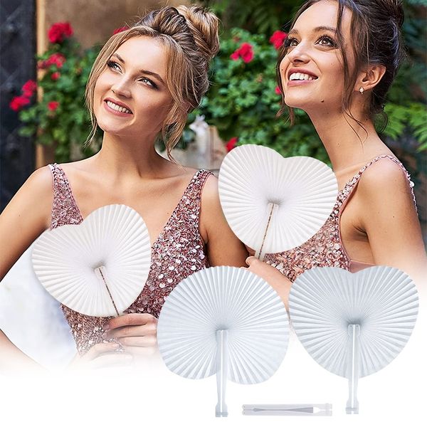 100pcs white heart shape folding fan blank paper hand fans with plastic handles diy painting birthday wedding party decor
100pcs white heart shape folding fan blank paper hand fans with plastic handles diy painting birthday wedding party decor