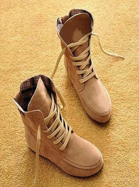 martin boots for women nubuck leather pure color bottine femme lace up autumn spring ankle boots woman round toe flat shoes7269557, Black
martin boots for women nubuck leather pure color bottine femme lace up autumn spring ankle boots woman round toe flat shoes7269557, Black