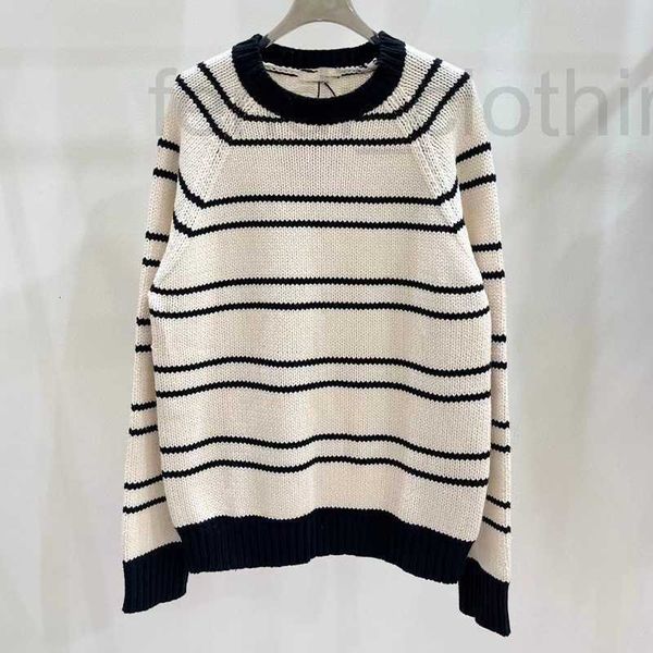 women's sweaters designer knitted round neck striped sweater for women's loose and sweet age reducing new autumn winter 2023 y4qz, White;black
women's sweaters designer knitted round neck striped sweater for women's loose and sweet age reducing new autumn winter 2023 y4qz, White;black