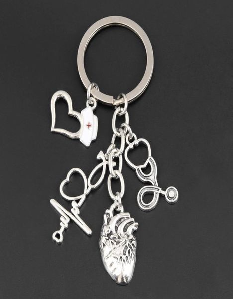 new heartbeat charms keychain medical stethoscope key ring heart key chain doctor nurse gift for diy jewelry handmade9201733, Silver
new heartbeat charms keychain medical stethoscope key ring heart key chain doctor nurse gift for diy jewelry handmade9201733, Silver