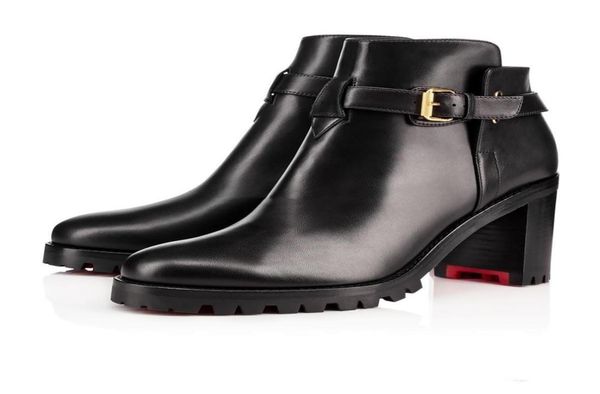 fashion women red bottoms boots black genuine leather communa ankle boot for woman flat party dress winter luxe designs shoes size8038527
fashion women red bottoms boots black genuine leather communa ankle boot for woman flat party dress winter luxe designs shoes size8038527