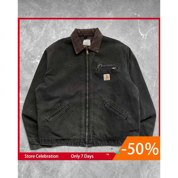 american style carthart detroit wash jacket men's loose fitting work clothes trendy brand carharttda, Black;brown
american style carthart detroit wash jacket men's loose fitting work clothes trendy brand carharttda, Black;brown