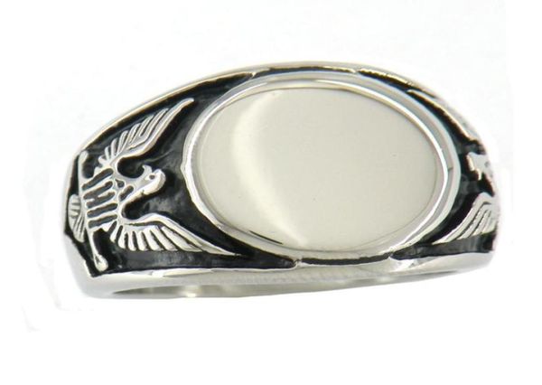 fanssteel stainless steel punk vintage mens or womens jewelry engravable signet spirit eagle ring gift for brothers sisters fsr07w5811138, Silver
fanssteel stainless steel punk vintage mens or womens jewelry engravable signet spirit eagle ring gift for brothers sisters fsr07w5811138, Silver