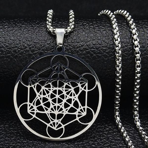 pendant necklaces 316 stainless steel metatron cube necklace star of david chakra yoga meditation hip-hop chain man woman jewelry 294m, Silver
pendant necklaces 316 stainless steel metatron cube necklace star of david chakra yoga meditation hip-hop chain man woman jewelry 294m, Silver