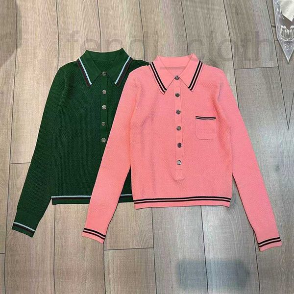 women's knits & tees designer 2023 french style knit shirt 23 new button decoration polo collar pullover slim fitting long sleeved for, White
women's knits & tees designer 2023 french style knit shirt 23 new button decoration polo collar pullover slim fitting long sleeved for, White
