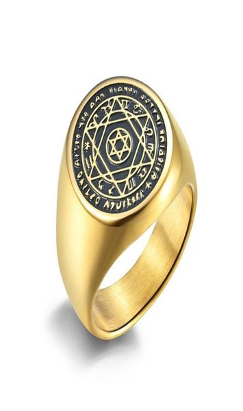 cluster rings vintage sixpointed star titanium steel gold silvercolor solomon seal ring finger lucky men039s jewelry gift8179398, Golden;silver
cluster rings vintage sixpointed star titanium steel gold silvercolor solomon seal ring finger lucky men039s jewelry gift8179398, Golden;silver