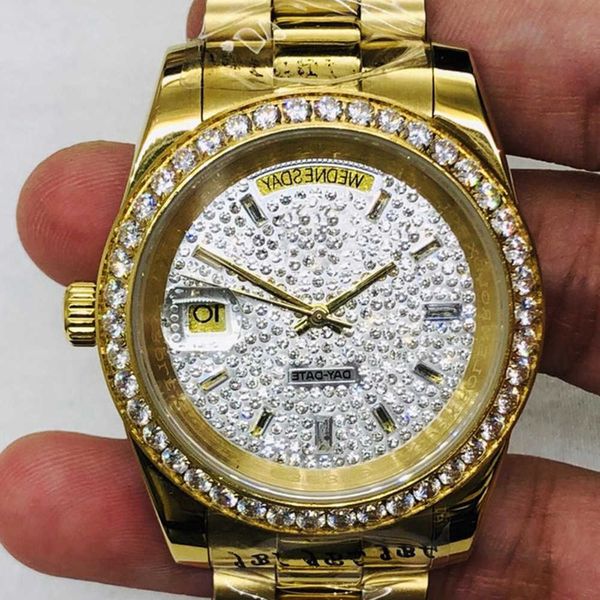 luxury designer watch automatic mechanical log of lao family full gold and stone watch 10wp, Slivery;golden
luxury designer watch automatic mechanical log of lao family full gold and stone watch 10wp, Slivery;golden