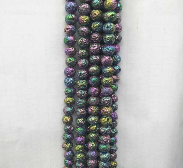 6mm 8mm plating colorful natural lava stone beads for jewelry bracelet making diy loose volcanic rocks stone beads strand 150394245078, Black
6mm 8mm plating colorful natural lava stone beads for jewelry bracelet making diy loose volcanic rocks stone beads strand 150394245078, Black
