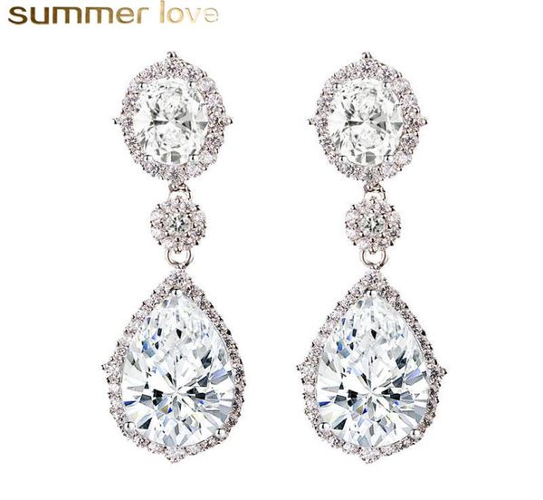 classic big water drop designer earrings with cubic zirconia silver color wedding bridal long dangle earrings jewelry for brides g4550984
classic big water drop designer earrings with cubic zirconia silver color wedding bridal long dangle earrings jewelry for brides g4550984