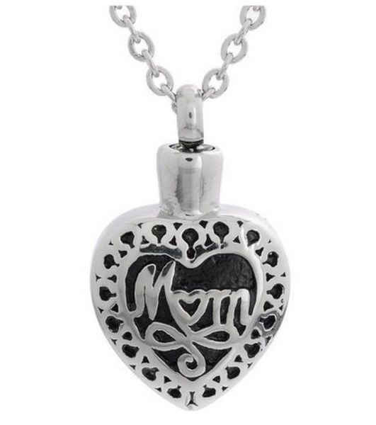 lily cremation jewelry stainless steel waterproof mom heart urn pendant memorial ash keepsake pendant necklace with a gift bag1004119, Silver
lily cremation jewelry stainless steel waterproof mom heart urn pendant memorial ash keepsake pendant necklace with a gift bag1004119, Silver