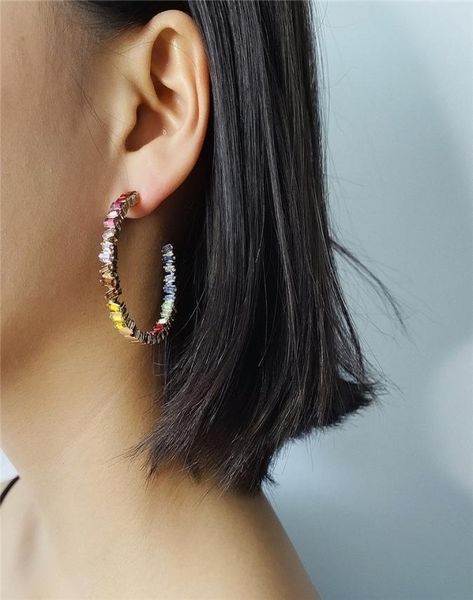 big size exaggerated irregular multicolored crystal earrings for women baroque geometric earring jewelry brinco5500900, Golden;silver
big size exaggerated irregular multicolored crystal earrings for women baroque geometric earring jewelry brinco5500900, Golden;silver
