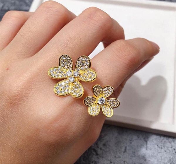 fashion 4four leaf clover 3 flowers open band rings with diamonds s925 silver 18k gold for womengirls valentine039s mother08000279
fashion 4four leaf clover 3 flowers open band rings with diamonds s925 silver 18k gold for womengirls valentine039s mother08000279