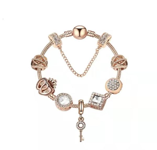 18 19 20cm magic charm beads rose gold strands multi strand beaded bracelet 925 silver plated snake chain key pendant as a diy jew7995132, Black
18 19 20cm magic charm beads rose gold strands multi strand beaded bracelet 925 silver plated snake chain key pendant as a diy jew7995132, Black