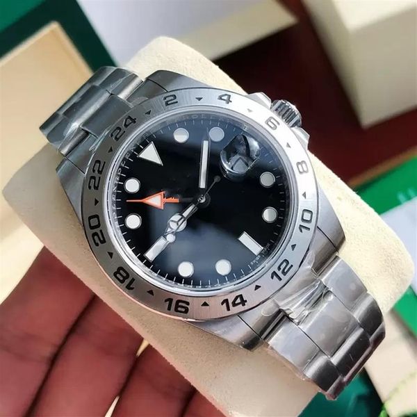 men's automatic mechanical watch fashion 40mm stainless steel strap water resistant explorer 2 movement watches 266u, Slivery;brown
men's automatic mechanical watch fashion 40mm stainless steel strap water resistant explorer 2 movement watches 266u, Slivery;brown