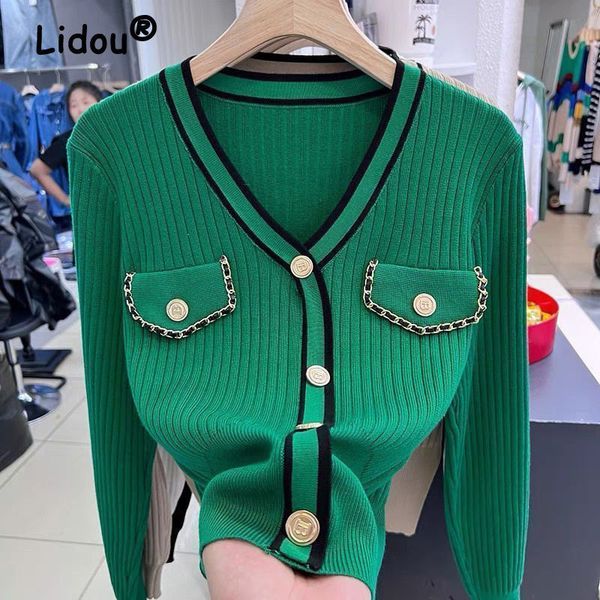 women's sweaters spring autumn elegant fashion chic sweet contrast color knitwear women casual v neck slim pullovers knitted sweater j, White;black
women's sweaters spring autumn elegant fashion chic sweet contrast color knitwear women casual v neck slim pullovers knitted sweater j, White;black