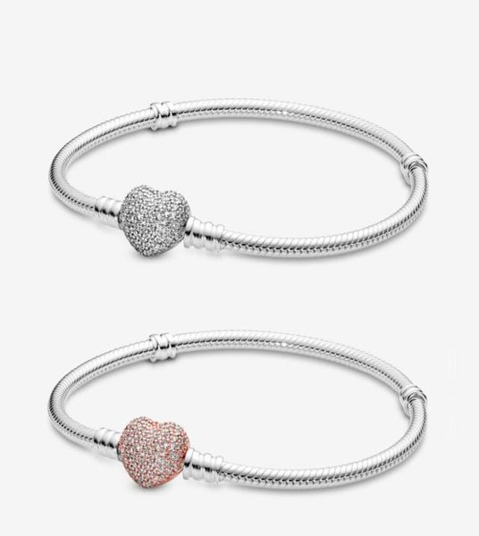 925 sterling silver charm bracelets heart bright buckle chain fit bracelet9969165, Golden;silver
925 sterling silver charm bracelets heart bright buckle chain fit bracelet9969165, Golden;silver
