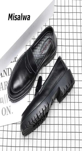 dress shoes misalwa platform british casual men oxford social shoe thick sole white cow leather loafers slipon mid heel elevator 8408907, Black
dress shoes misalwa platform british casual men oxford social shoe thick sole white cow leather loafers slipon mid heel elevator 8408907, Black