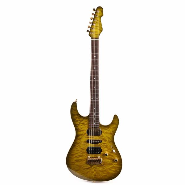 e s p custom shop limited edition snapper ivy green quilt electric guitar as same of the pictures
e s p custom shop limited edition snapper ivy green quilt electric guitar as same of the pictures
