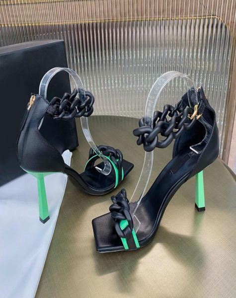 metal chain sandals women039s calf leather material multi color choice fashion versatile banquet street po full package1115324, Black
metal chain sandals women039s calf leather material multi color choice fashion versatile banquet street po full package1115324, Black