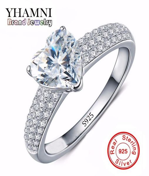 yhamni fine jewelry solid silver rings for women real 925 silver wedding rings set heart sona cz diamond engagement ring jewelry a9174650, Slivery;golden
yhamni fine jewelry solid silver rings for women real 925 silver wedding rings set heart sona cz diamond engagement ring jewelry a9174650, Slivery;golden