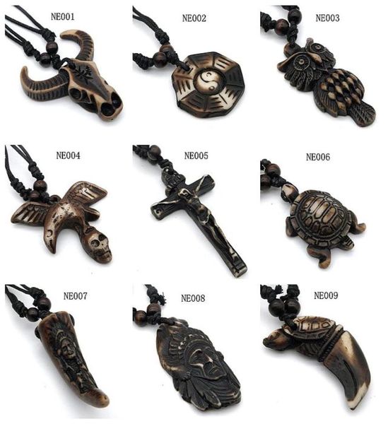2018 vintage yak head owl popular imitation bone pendants necklaces jewelry for men women multistyle xmas gifts mix order9339781, Silver
2018 vintage yak head owl popular imitation bone pendants necklaces jewelry for men women multistyle xmas gifts mix order9339781, Silver
