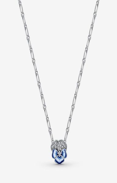 100 925 sterling silver blue pansy flower pendant necklace fashion wedding egagement jewelry making for women gifts6259472
100 925 sterling silver blue pansy flower pendant necklace fashion wedding egagement jewelry making for women gifts6259472
