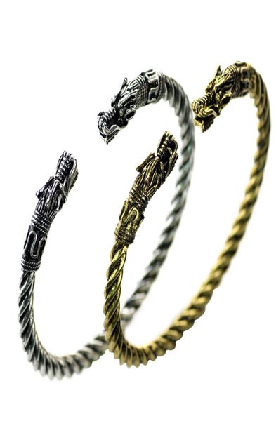 valentine039s day gift faucet bracelet nordic viking domineering men039s double head open bracelet bangle 7715005, Black
valentine039s day gift faucet bracelet nordic viking domineering men039s double head open bracelet bangle 7715005, Black