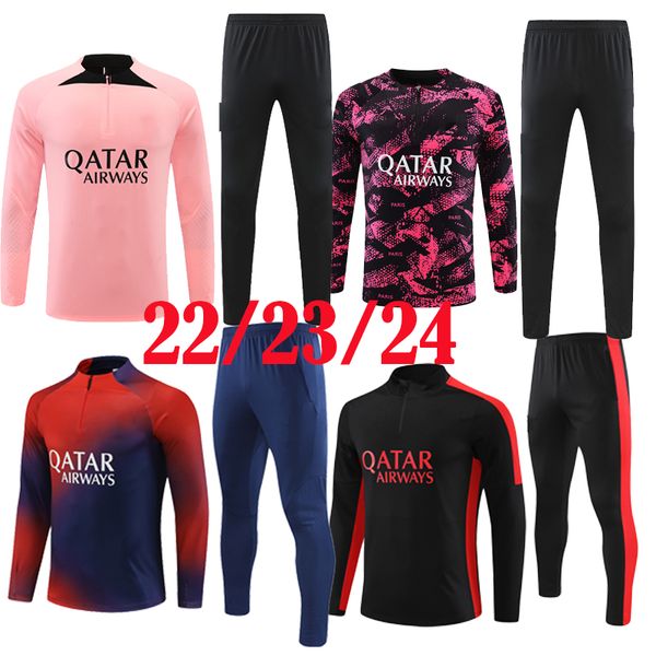 psgs 22 /23/24 paris tracksuits training chandal 22 23 24 mbappe kit survetement foot tuta jacket retro futbol soccer football children and, Black
psgs 22 /23/24 paris tracksuits training chandal 22 23 24 mbappe kit survetement foot tuta jacket retro futbol soccer football children and, Black