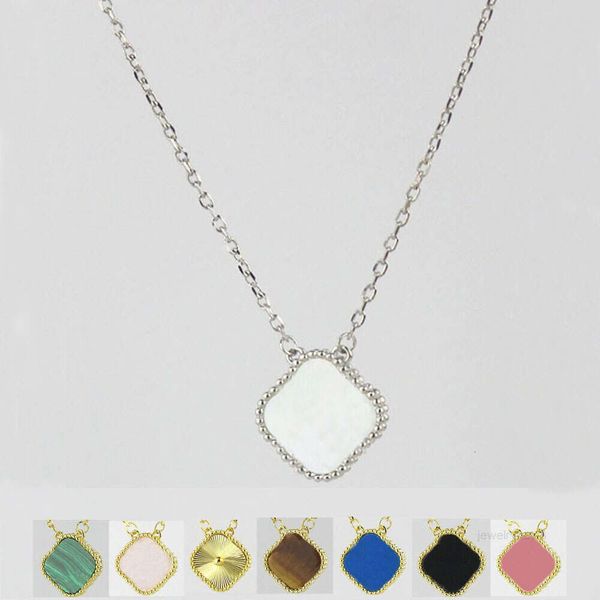 new classic fashion pendant necklaces for women elegant 4/four leaf clover locket necklace highly quality choker chains designer jewelry 18k, Silver
new classic fashion pendant necklaces for women elegant 4/four leaf clover locket necklace highly quality choker chains designer jewelry 18k, Silver
