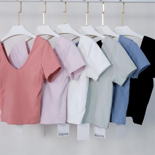 ll803 align brand women yoga outfits summer shirts girls running sport short sleeve tshirts ladies casual sportswear gym e31282u
ll803 align brand women yoga outfits summer shirts girls running sport short sleeve tshirts ladies casual sportswear gym e31282u