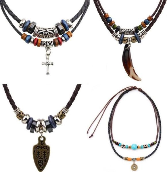 vintage men pendant necklaces woven genuine leather turquoise beads chain elephant indian crescent south american fashion necklac30367199985, Silver
vintage men pendant necklaces woven genuine leather turquoise beads chain elephant indian crescent south american fashion necklac30367199985, Silver