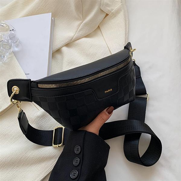 chest bag women designers elegant plaid pu leather waist bags for womens waist packs stylish fanny pack wide strap crossbody 031290q
chest bag women designers elegant plaid pu leather waist bags for womens waist packs stylish fanny pack wide strap crossbody 031290q