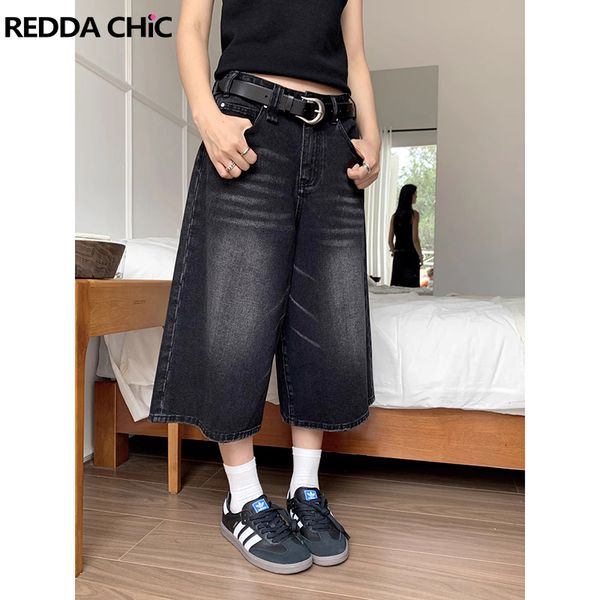 women's jeans reddachic y2k retro women low rise jorts brushed black wash cropped baggy wide leg frayed denim short pants acubi fashion, Blue
women's jeans reddachic y2k retro women low rise jorts brushed black wash cropped baggy wide leg frayed denim short pants acubi fashion, Blue