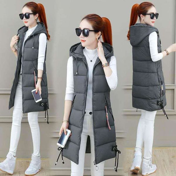 cotton vest for women mid length autumn and winter style korean fashionable hooded slim fit large size, Black;white
cotton vest for women mid length autumn and winter style korean fashionable hooded slim fit large size, Black;white