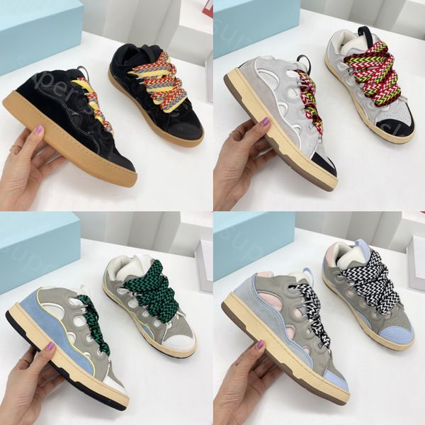 designer curb sneakers classic multicolor calfskin rubber platform sneakers men women trainers leather mesh woven casual shoes size 35-46, Black
designer curb sneakers classic multicolor calfskin rubber platform sneakers men women trainers leather mesh woven casual shoes size 35-46, Black