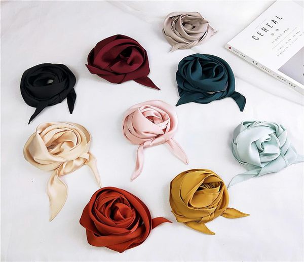 big girls ladies fashion square scarf head neck silk feel elegant small skinny satin hair tie band pashmina women solid color band1324056, Red;brown
big girls ladies fashion square scarf head neck silk feel elegant small skinny satin hair tie band pashmina women solid color band1324056, Red;brown