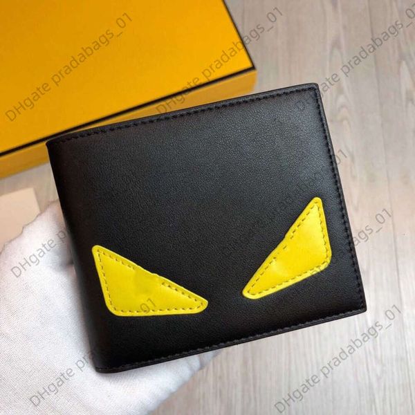 classic leather wallet men's short wallet classic little monster eye color matching leather packaging, Red;black
classic leather wallet men's short wallet classic little monster eye color matching leather packaging, Red;black