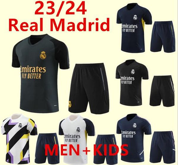 23/24 real madrid short sleeve sportswear vini jr bellingham23 men and children football camavinga sportswear chandal futbol survey, Black
23/24 real madrid short sleeve sportswear vini jr bellingham23 men and children football camavinga sportswear chandal futbol survey, Black