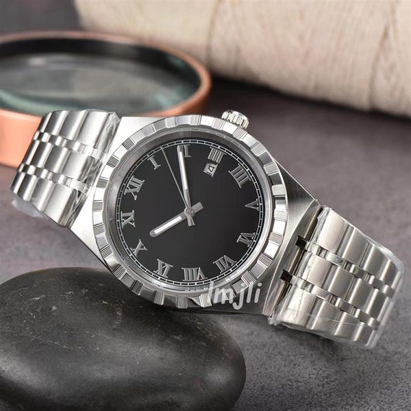 lmjli - men's mechanical watch stainless steel watches automatic calendar 41mm large fashion wristwatch217e, Slivery;brown
lmjli - men's mechanical watch stainless steel watches automatic calendar 41mm large fashion wristwatch217e, Slivery;brown
