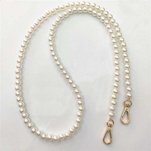 brand pearl strap for bags handbag accessories purse belt handles cute bead chain tote women parts gold clasp bag &264j272d, Black
brand pearl strap for bags handbag accessories purse belt handles cute bead chain tote women parts gold clasp bag &264j272d, Black