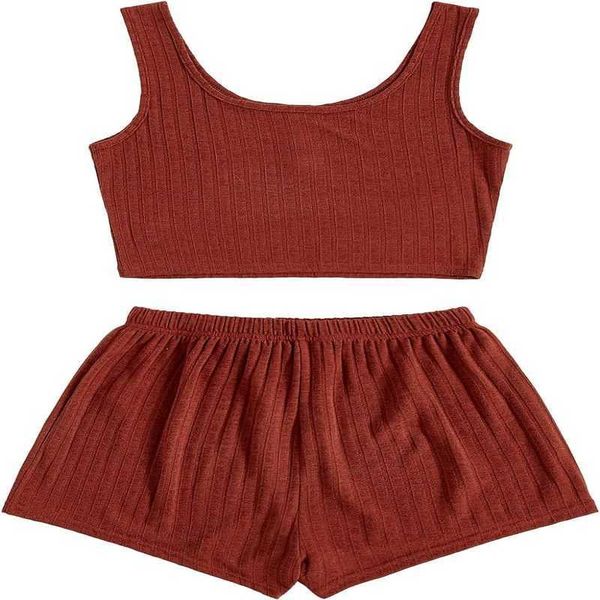 pyjamas soly hux women's front button ribbed knit vest and shorts pajama set pajama casual set lf230908., Red;black
pyjamas soly hux women's front button ribbed knit vest and shorts pajama set pajama casual set lf230908., Red;black