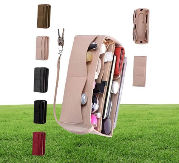women girl portable felt fabric purse felt insert bag multi pockets handbag purse organizer holder makeup travel liner pouch19007756
women girl portable felt fabric purse felt insert bag multi pockets handbag purse organizer holder makeup travel liner pouch19007756