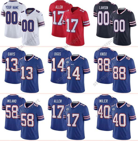 17 josh allen stefon diggs football jerseys von miller dawson knox matt milano gabriel davis billes tre'davious white jim kelly dalton, Black;red
17 josh allen stefon diggs football jerseys von miller dawson knox matt milano gabriel davis billes tre'davious white jim kelly dalton, Black;red