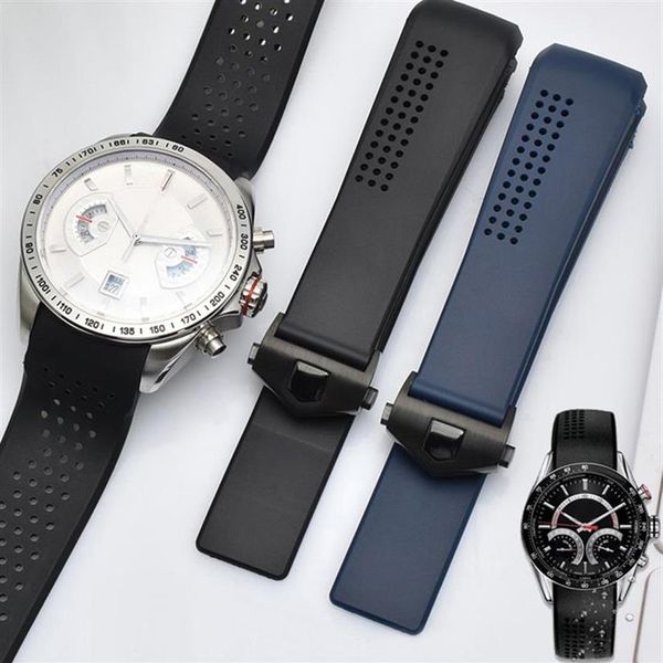watch band for tag heuer carrera curved end waterproof strap accessories tpu silicone rubber bracelet chain303s306y, Black;brown
watch band for tag heuer carrera curved end waterproof strap accessories tpu silicone rubber bracelet chain303s306y, Black;brown