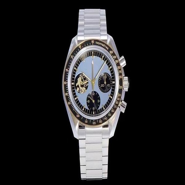 42mm mechanical chronograph limited edition men watch wristwatch bracelet manual hand winding chrono movement quality waterpr257a, Slivery;brown
42mm mechanical chronograph limited edition men watch wristwatch bracelet manual hand winding chrono movement quality waterpr257a, Slivery;brown