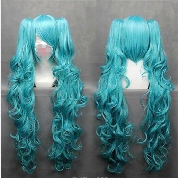 long vocaloid-hatsune miku blue anime cosplay wig 2 clip on ponytail wig cap260v, Black
long vocaloid-hatsune miku blue anime cosplay wig 2 clip on ponytail wig cap260v, Black