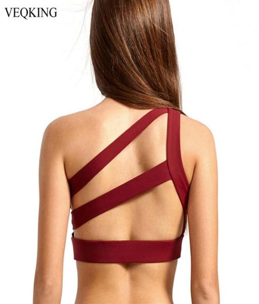 veqking women oblique one shoulder strap sports bra push up breathable sports cross straps back fitness running yoga bra184b7708119, White;black
veqking women oblique one shoulder strap sports bra push up breathable sports cross straps back fitness running yoga bra184b7708119, White;black