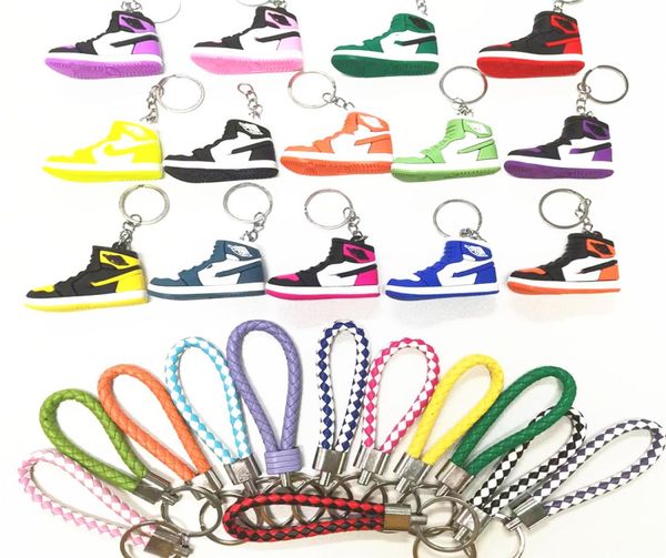 14 colors keychains famous designer silicone 3d sneaker pu rope keychain men women fashion shoes keycring car basketball hang rope4374692, Silver
14 colors keychains famous designer silicone 3d sneaker pu rope keychain men women fashion shoes keycring car basketball hang rope4374692, Silver